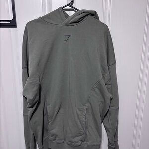 Gymshark Heritage Washed Hoodie in Dusk Green